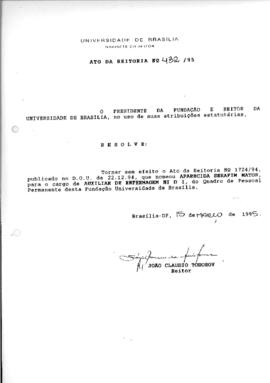 Ato da Reitoria nº 0432/1995