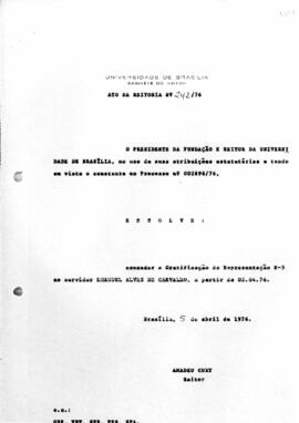 Ato da Reitoria nº 0242/1976