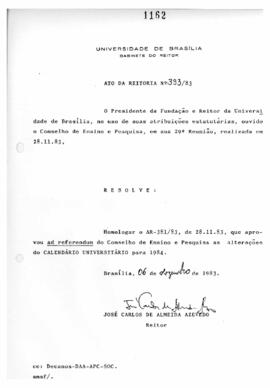 Ato da Reitoria nº 0393/1983