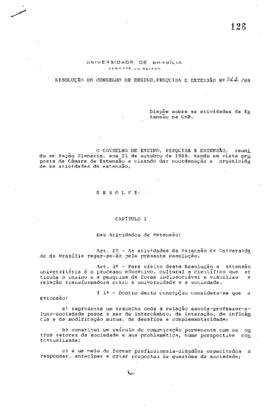 Resolução do Conselho de Ensino, Pesquisa e Extensão nº 0022/1988