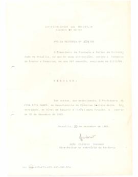 Ato da Reitoria nº 0504/1985