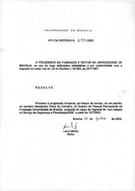 Ato da Reitoria nº 1044/2002