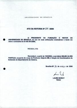 Ato da Reitoria nº 0189/2000