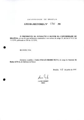 Ato da Reitoria nº 0576/1999