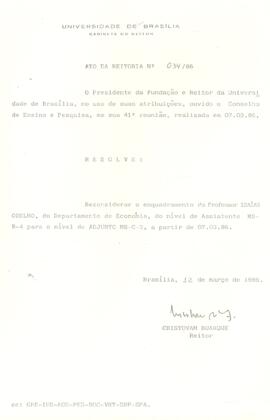 Ato da Reitoria nº 0034/1986