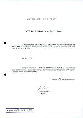 Ato da Reitoria nº 0704/2000