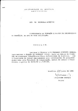 Ato da Reitoria nº 0201/1989