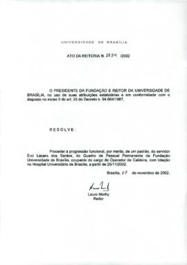 Ato da Reitoria nº 1834/2002