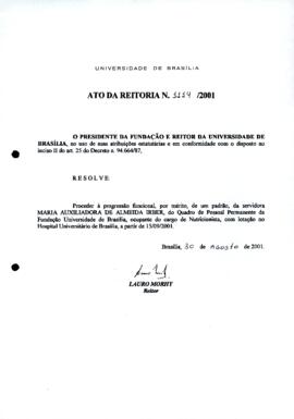 Ato da Reitoria nº 1114/2001