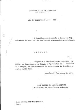 Ato da Reitoria nº 0201/1973