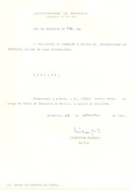 Ato da Reitoria nº 0436/1986