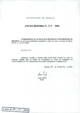 Ato da Reitoria nº 0108/2002