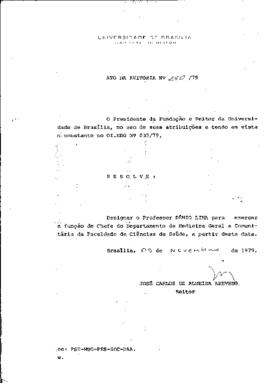 Ato da Reitoria nº 0240/1979