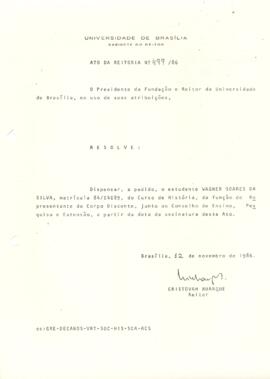 Ato da Reitoria nº 0499/1986