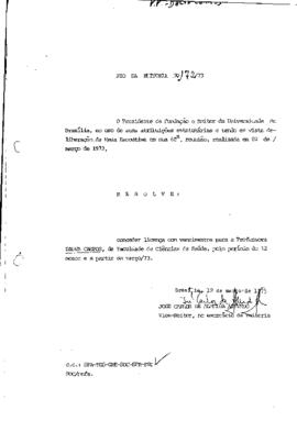 Ato da Reitoria nº 0172/1973