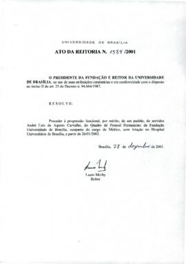 Ato da Reitoria nº 1584/2001