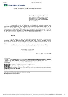 Ato do Decanato de Gestão de Pessoas N° 1245/2017
