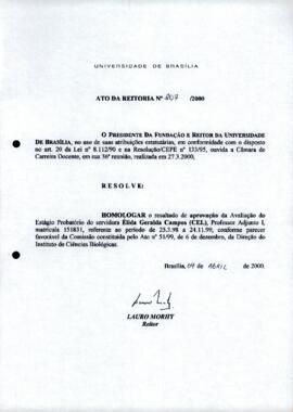 Ato da Reitoria nº 0207/2000