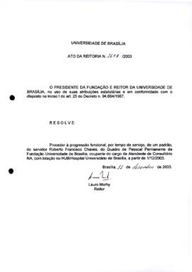Ato da Reitoria nº 2698/2003
