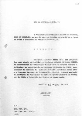 Ato da Reitoria nº 0237/1975