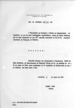 Ato da Reitoria nº 0556/1974