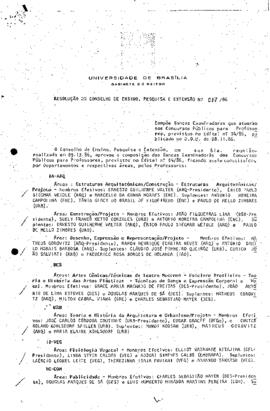 Resolução do Conselho de Ensino, Pesquisa e Extensão Nº 0017/1986