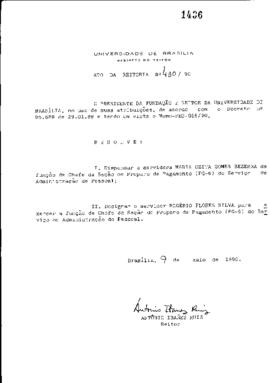 Ato da Reitoria nº 0430/1990