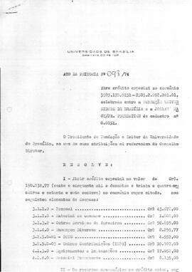 Ato da Reitoria nº 0098/1974