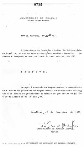 Ato da Reitoria nº 0010/1983