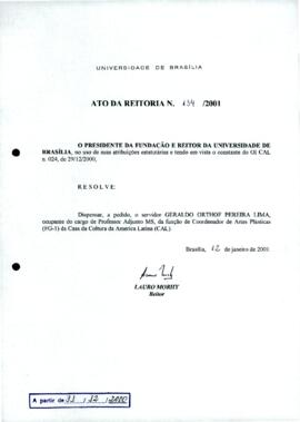 Ato da Reitoria nº 0134/2001