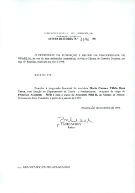 Ato da Reitoria nº 1646/1998