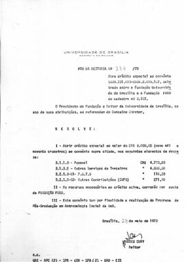 Ato da Reitoria nº 0336/1973