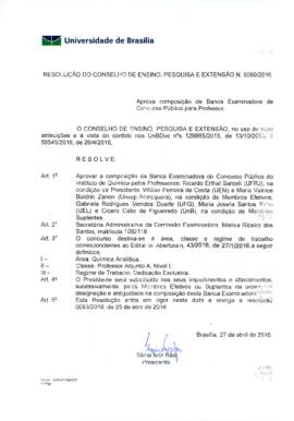 Resolução do Conselho de Ensino, Pesquisa e Extensão nº 0099/2016