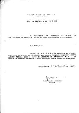 Ato da Reitoria nº 1319/1995