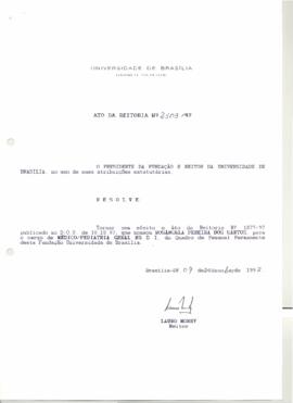 Ato da Reitoria nº 2303/1997