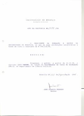 Ato da Reitoria nº 1637/1996