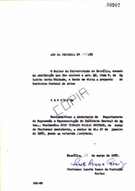 Ato da Reitoria nº 0162/1967