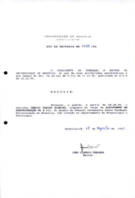 Ato da Reitoria nº 1478/1995