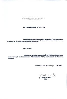 Ato da Reitoria nº 0444/1998