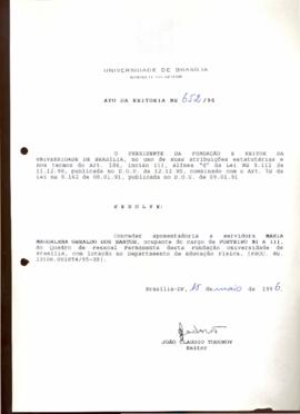 Ato da Reitoria nº 0652/1996