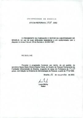 Ato da Reitoria nº 1937/2002