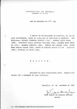 Ato da Reitoria nº 0149/1980