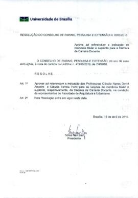 Resolução do Conselho de Ensino, Pesquisa e Extensão nº 0080/2016