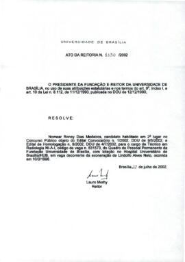 Ato da Reitoria nº 1130/2002