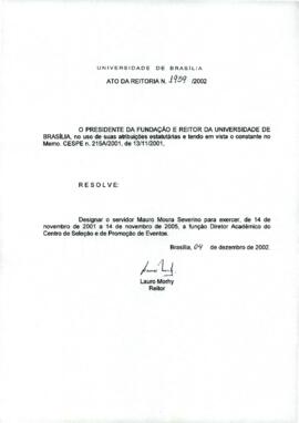 Ato da Reitoria nº 1959/2002