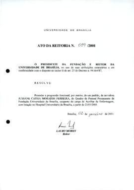 Ato da Reitoria nº 0059/2001