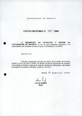 Ato da Reitoria nº 0068/2001