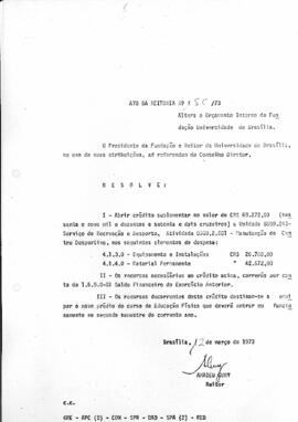 Ato da Reitoria nº 0180/1973