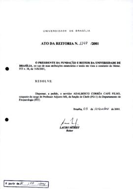 Ato da Reitoria nº 1148/2001