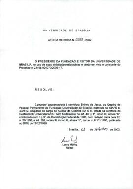 Ato da Reitoria nº 1388/2002